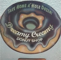 Creamy Dreamy Donut Shop sign