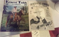 2 old vintage Ernest Tubb songbooks