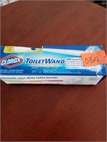 Clorox toilet wand with disposable cleaning system