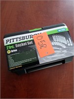 Pittsburgh 21pc Socket set 1/4 drive