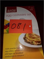 RapidBrands 7pc microwave egg cookware set