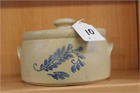 Crock Style Serving Bowl with Lid Made in USA