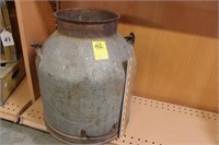 Vintage Metal Container with Handle