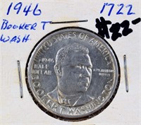 1946 Booker T Washington commemorative half dollar