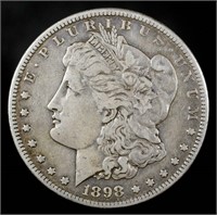 1898-s Morgan silver dollar