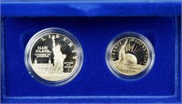 1986 Statue of Liberty commemorative coin set