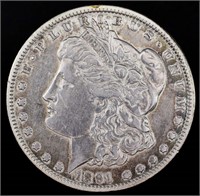 1891-o Morgan silver dollar