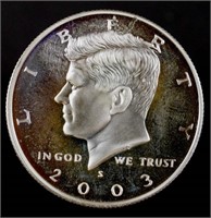 2003-s Proof Kennedy half dollar