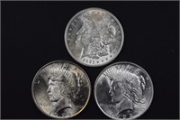 U.S. silver dollars (3)