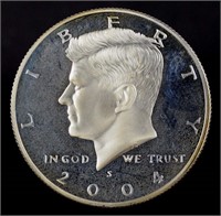 2004-s Proof Kennedy half dollar