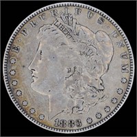 3 Silver Dollars: 1883, 1921s Morgans, 1923s Peace