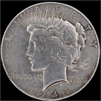 1934-s Peace Silver Dollar