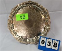 (2) Serving Trays, Round, Approx. 14" Dia
