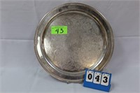 (2) Serving Trays, Round, Approx. 20" Dia
