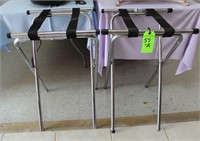 (2) Serving Tray Stands
