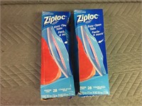 2 Ziploc Freezer Bags
