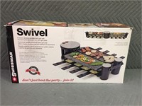 Swivel 8Person Raclette Party Grill