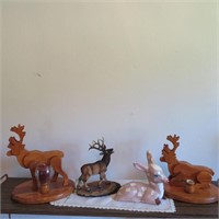 Deer and Moose Tabletop Decor