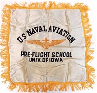 Pillow cover: Navy pre-flight school, U. of Iowa