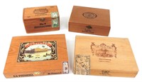 6 Vintage Cigar Boxes