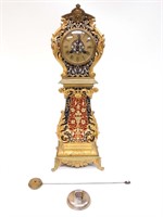 French Louis XV style eight day mantle clock