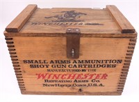 Winchester Shotgun Shell Wood Crate