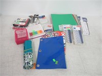 Lot of Various School Supplies