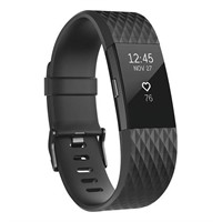 "As Is" Fitbit Charge 2 Fitness Tracker, Small,