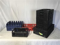 Miscellaneous plastic crates