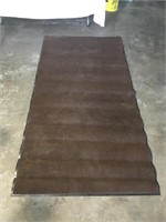 Large brown rug