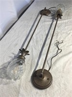 2 wall/ceiling hanging pineapple designed lights