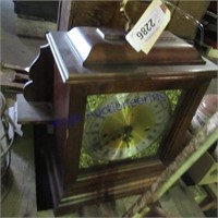 Pair of clocks--tall one with key