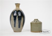 Denis Vibert Vase and Studio Pottery Vase