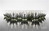 Set of 21 Holmegaard Copenhagen Glasses