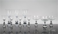 Set of 12 Holmegaard Princess Glasses