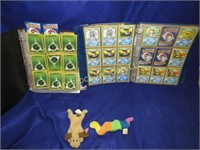 Pokemon Cards & 2 Beanie Babies
