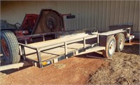 18’x8’ trailer with ramps, 7.50R-16LT tires