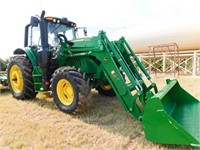 2016 6130M John Deere tractor w/640R loader