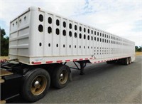 2006  52’ McElroy ground load cattle trailer