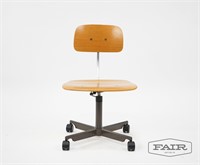 Kevi Danish Teak Adjustable Desk Chair