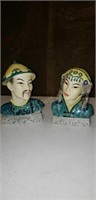 Pair Vintage Goldscheider Artist Signed Figurines