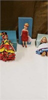 3 Madame Alexander dolls
