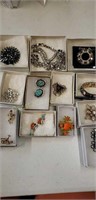 Vintage costume jewelry collection