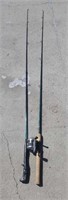 (2) Fishing Poles & (1) Reel