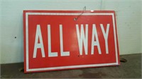 All Day Wooden Sign - 24x15