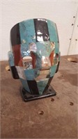 Turquoise Rock Made Mask- Neat