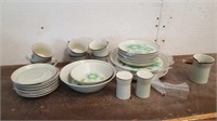 Mikasa Stone Kraft Plates, Saucers, Cups, Shakes