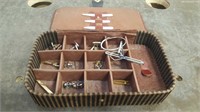 Vintage  Pioneer Box with Cuff Links & Tie Clips