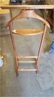 Vintage Wooden Butlers Stand