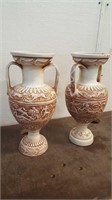(2) Vintage Large Vases